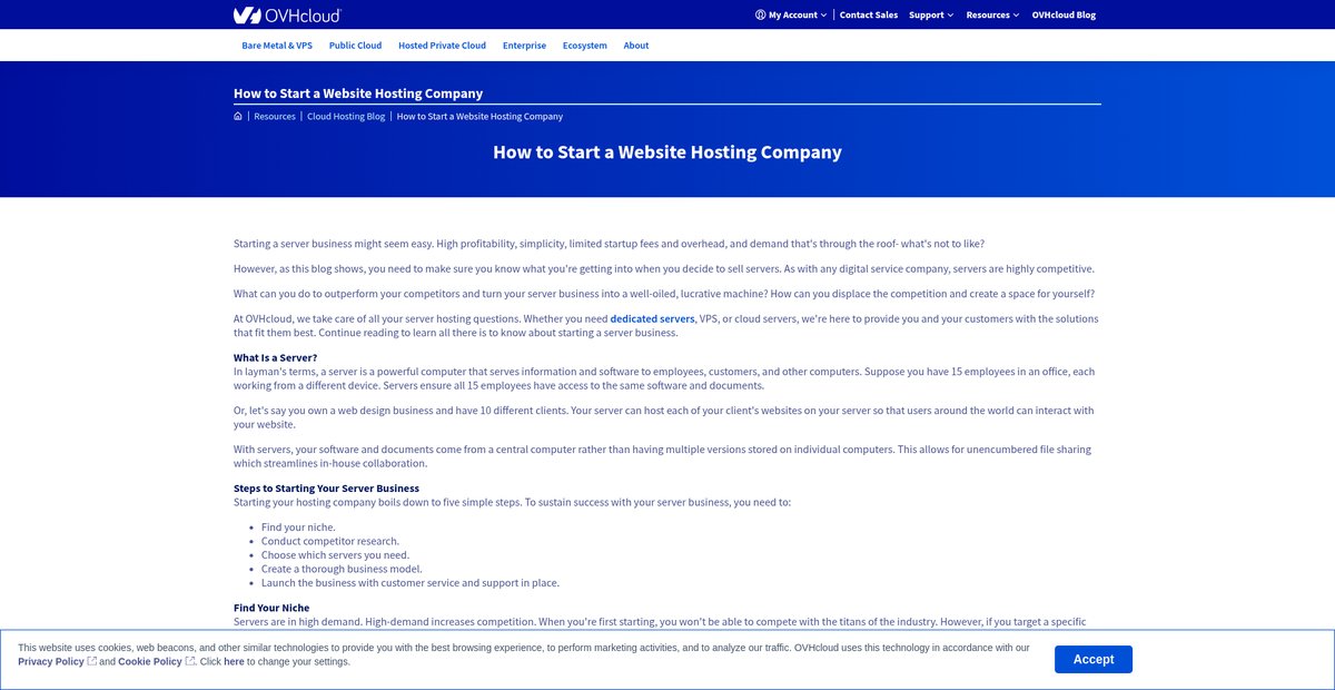 How to Start a Server Hosting Business (Reseller's Guide) Screenshot