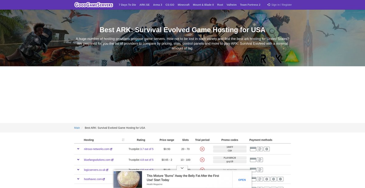 Best ARK: Survival Evolved Game Hosting for USA Screenshot