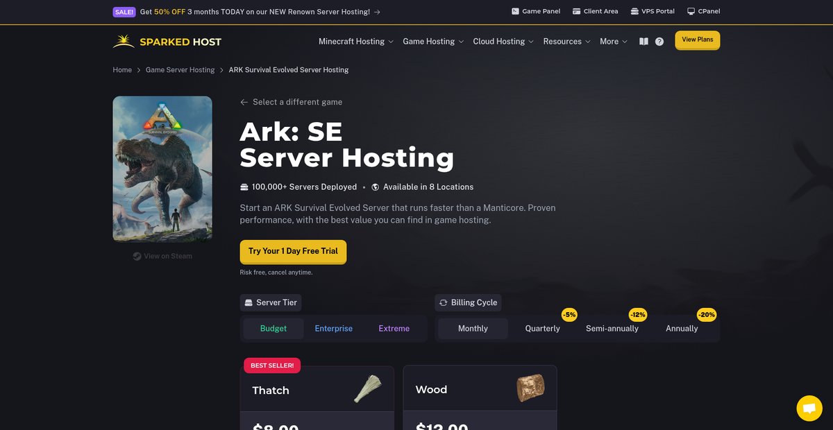 ARK Survival Evolved Server Hosting Screenshot