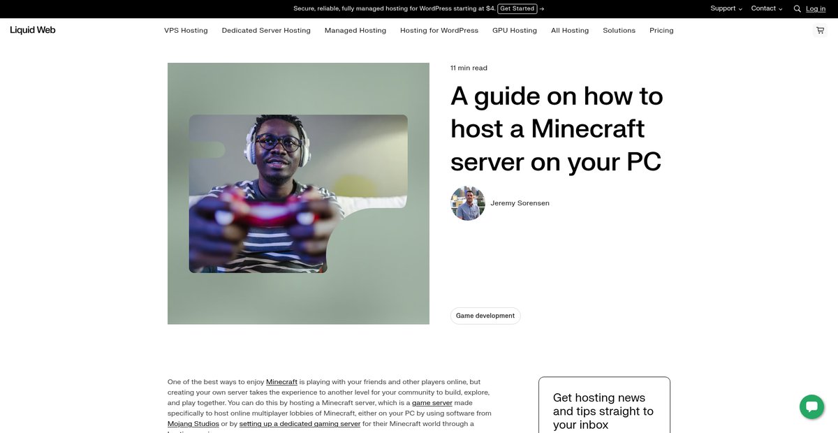 A guide on how to host a Minecraft server on your PC Screenshot