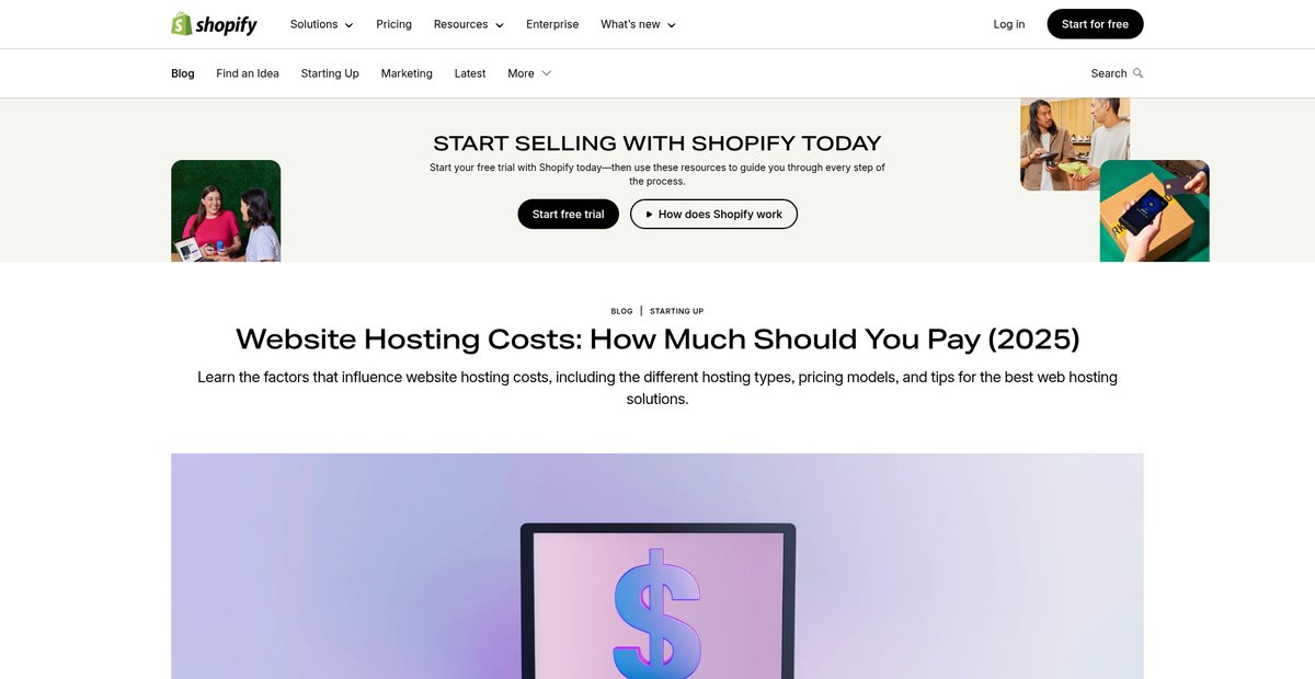 Website Hosting Costs: How Much Should You Pay (2025) Screenshot