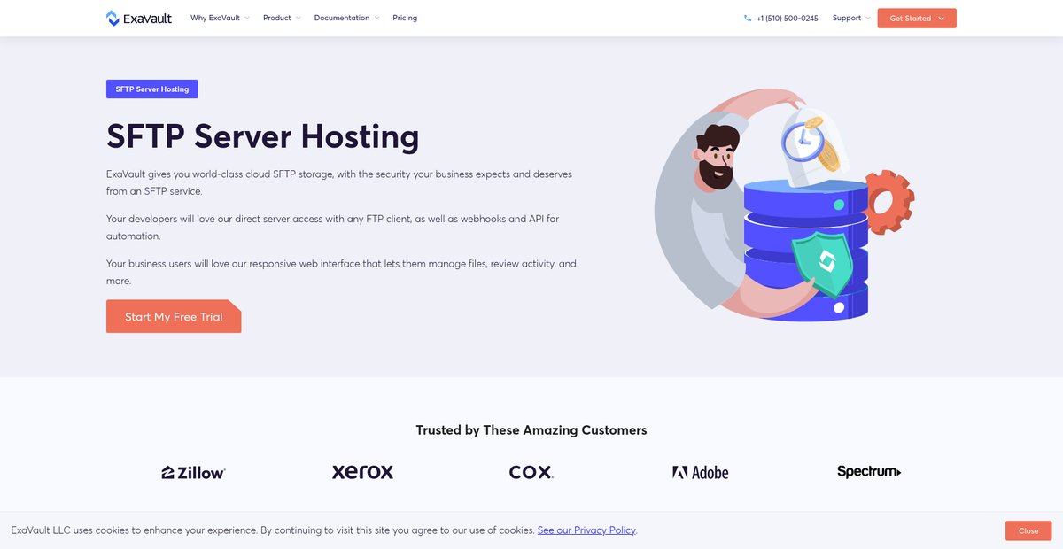 SFTP Server Hosting | Secure File Transfer Screenshot