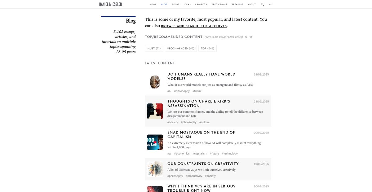 Blog | Daniel Miessler Screenshot