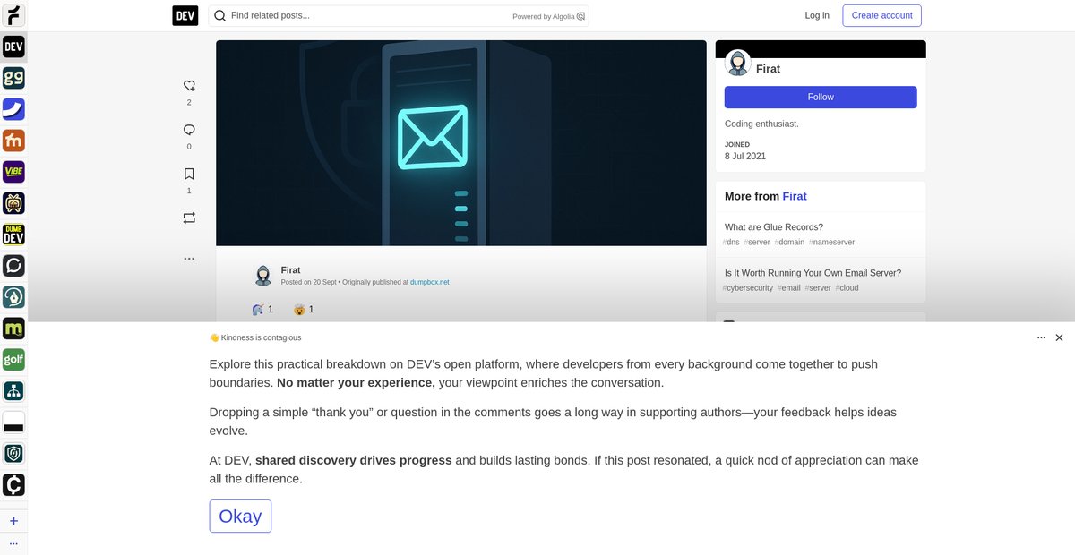 How to Setup Secure Email Server Screenshot