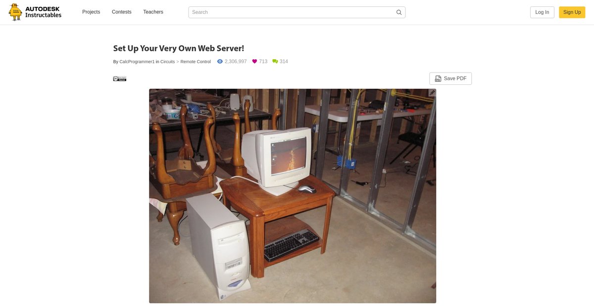 Set Up Your Very Own Web Server! : 12 Steps Screenshot