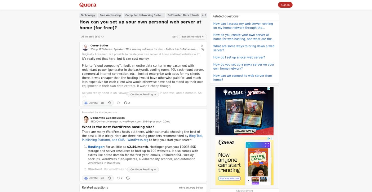 How to set up your own personal web server at home (for ... Screenshot