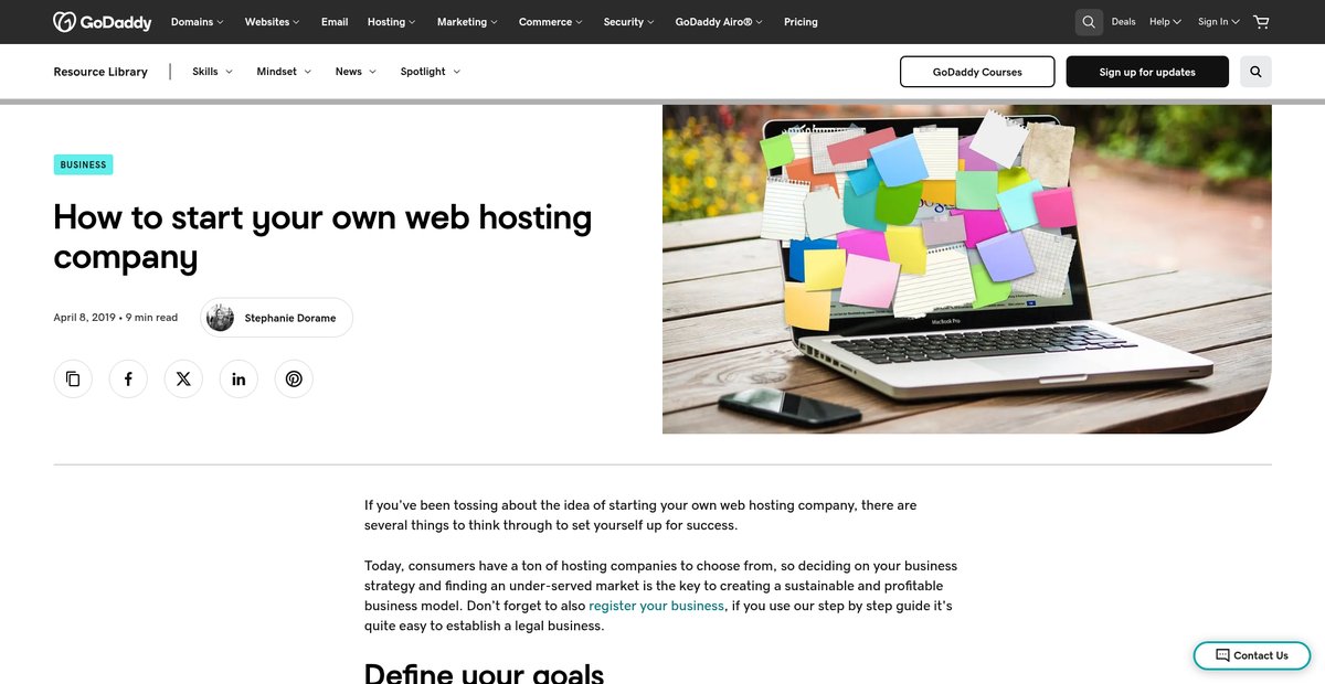 How to start your own web hosting company Screenshot