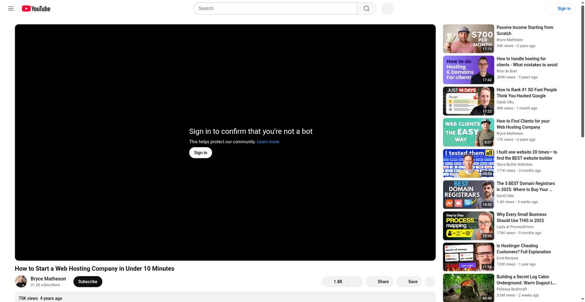 How to Start a Web Hosting Company in Under 10 Minutes Screenshot