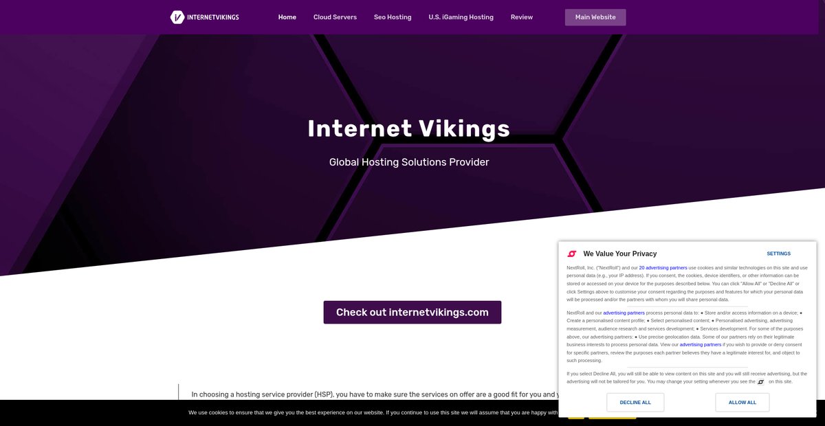 Internet Vikings | Swedish company that operates worldwide Screenshot