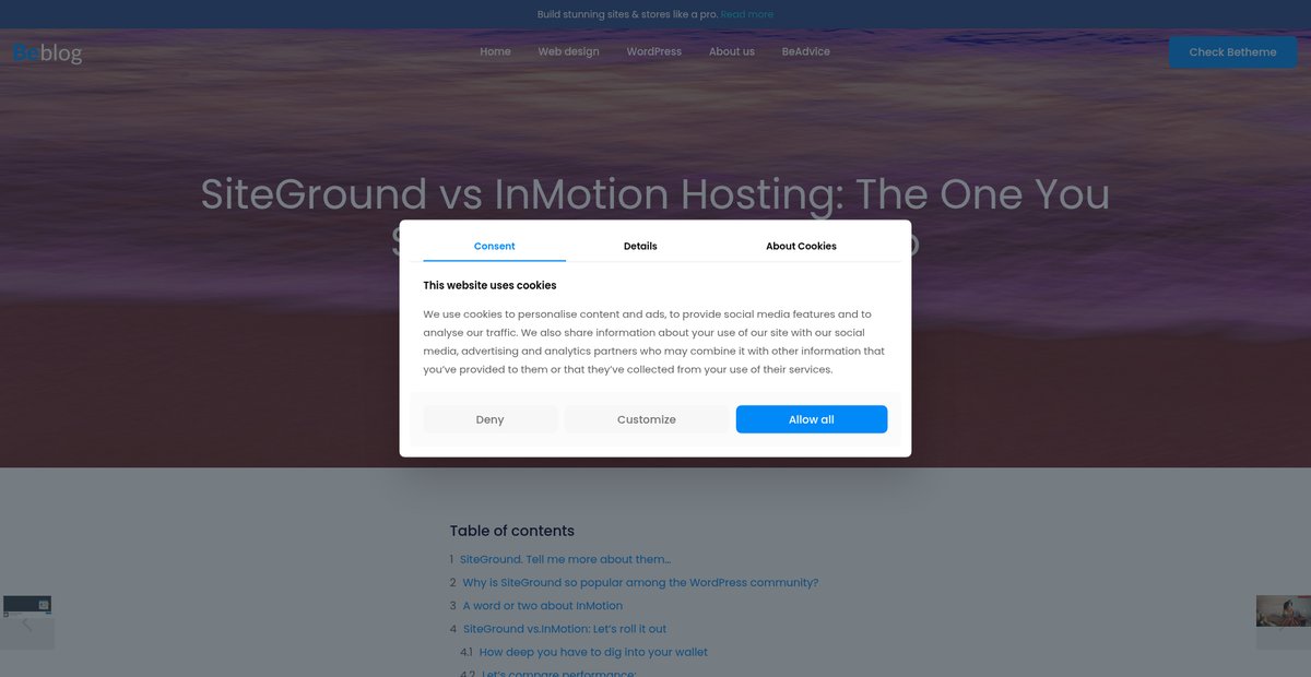 SiteGround vs InMotion Hosting: The One You Should Pick ... Screenshot
