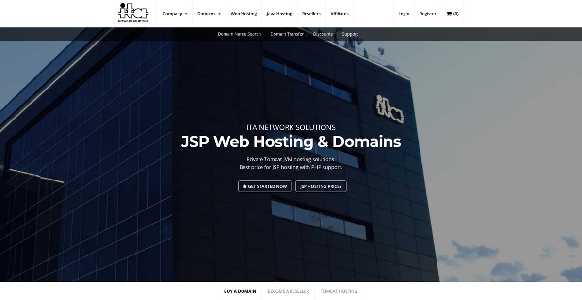 JSP Web Hosting with Tomcat & Java Support, Private JVM Screenshot