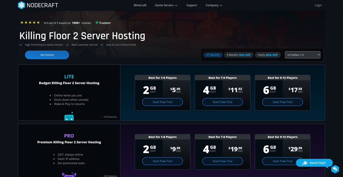 Killing Floor 2 Server Hosting Screenshot