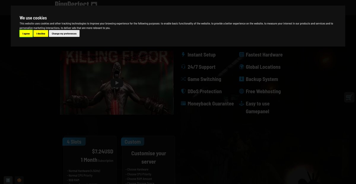 KILLING FLOOR Game Server Hosting Screenshot