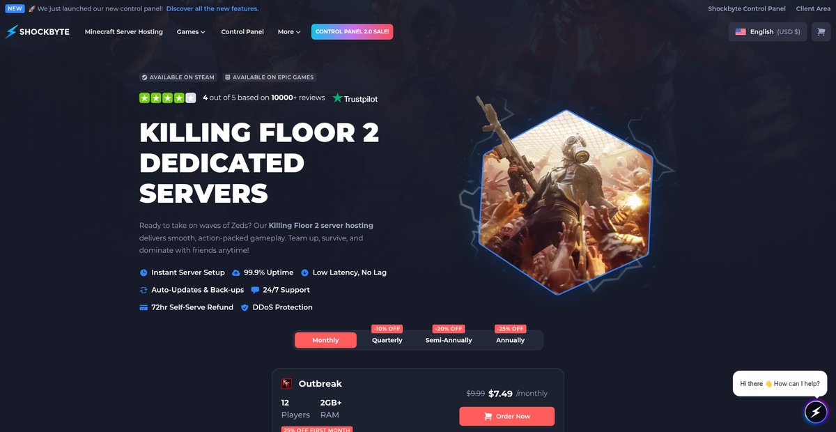 Killing Floor 2 Dedicated Servers Screenshot