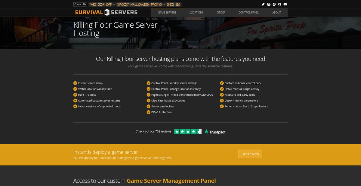 Killing Floor Server Hosting | Survival Servers Screenshot