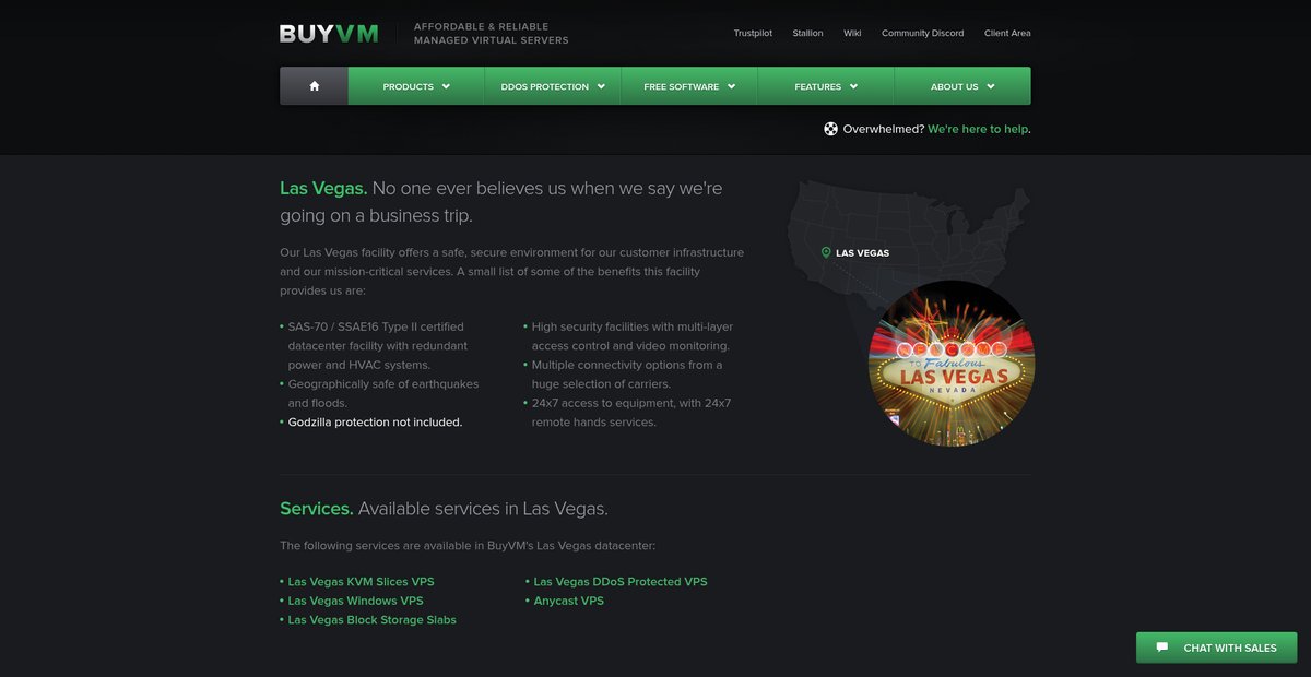 BuyVM - Las Vegas Datacenter Screenshot