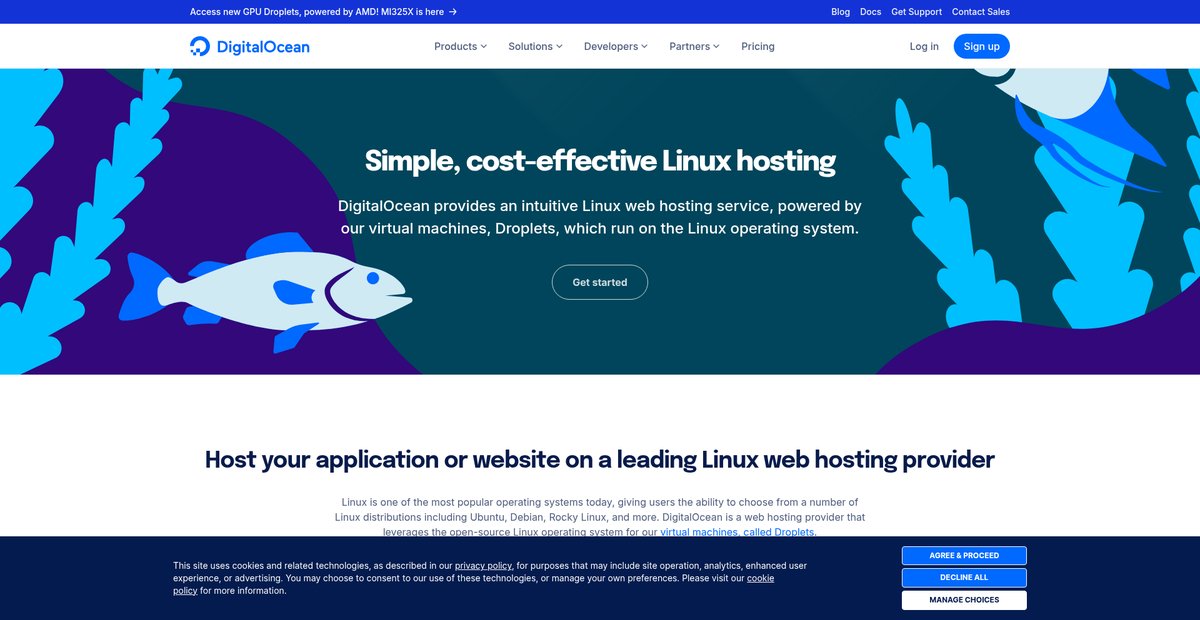 Linux Hosting Screenshot