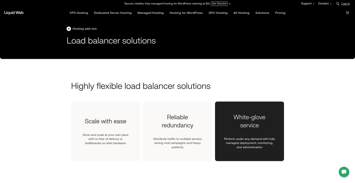 Load Balancer Solutions | Shared & Dedicated Screenshot