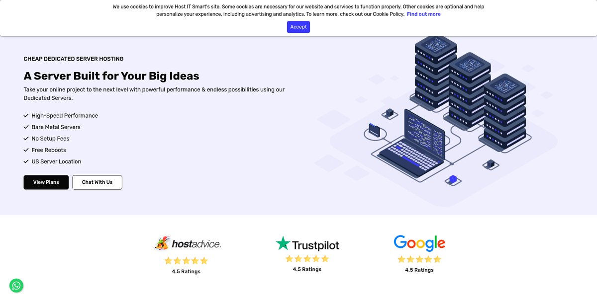 Get Cheap Dedicated Server Hosting Screenshot