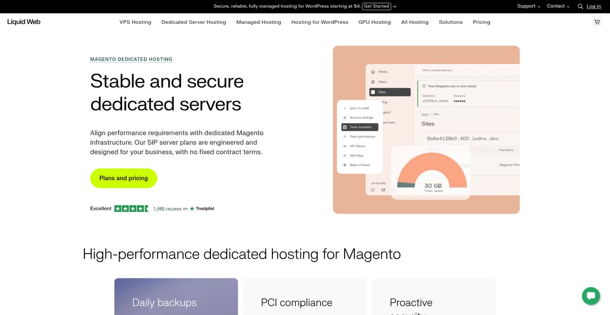 Dedicated Hosting and Servers for Magento | Nexcess Screenshot