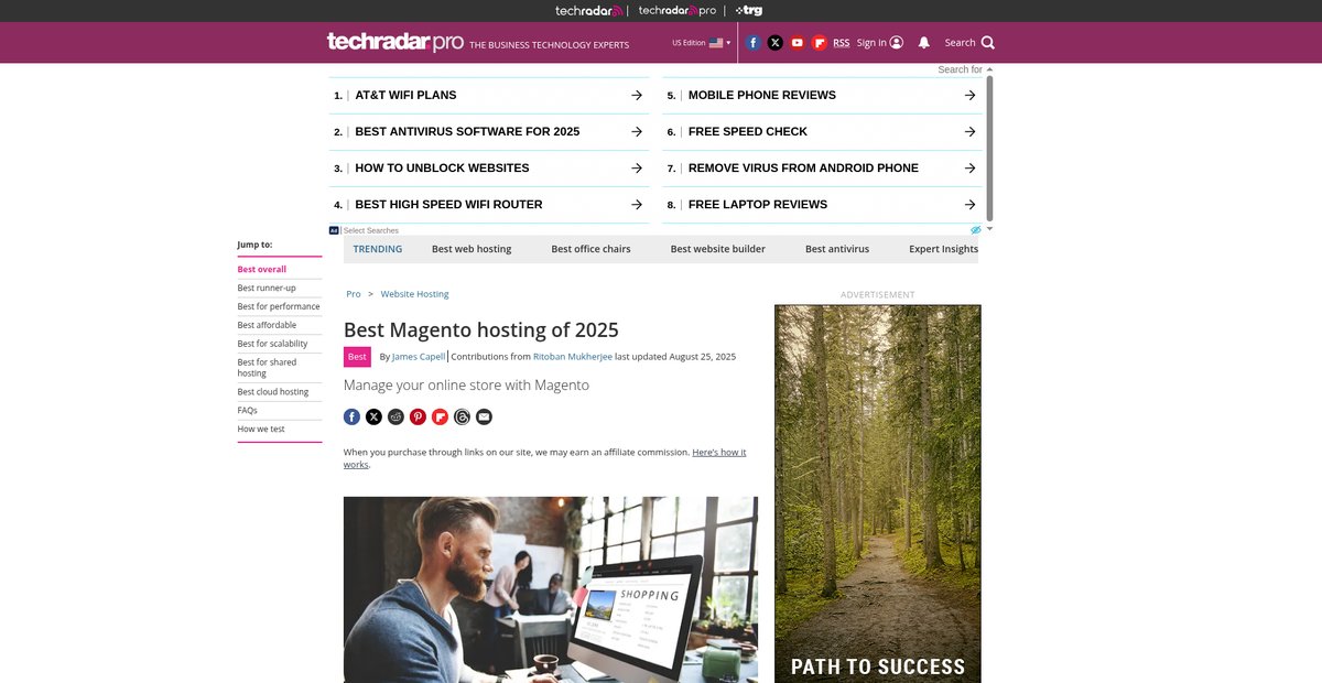 Best Magento hosting of 2025 Screenshot