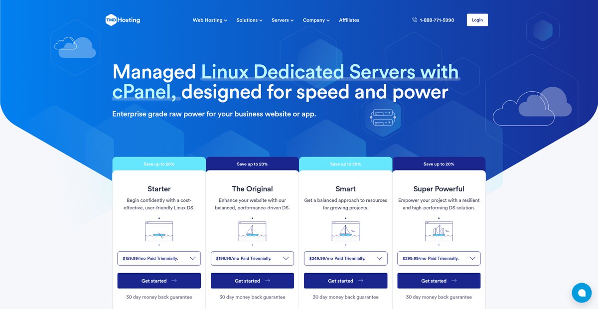 Fully Managed Dedicated Server Hosting Screenshot