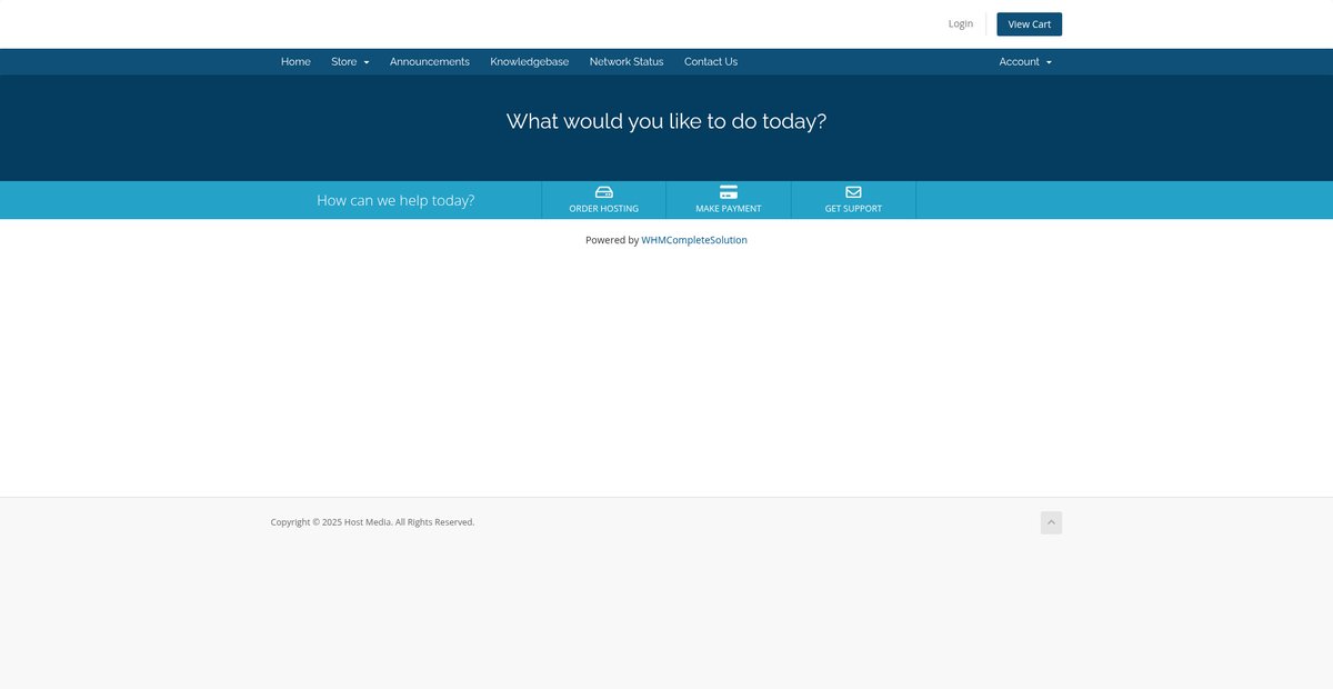 Portal Home - Host Media Screenshot