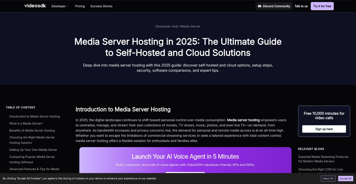 Media Server Hosting in 2025: The Ultimate Guide to Self- ... Screenshot