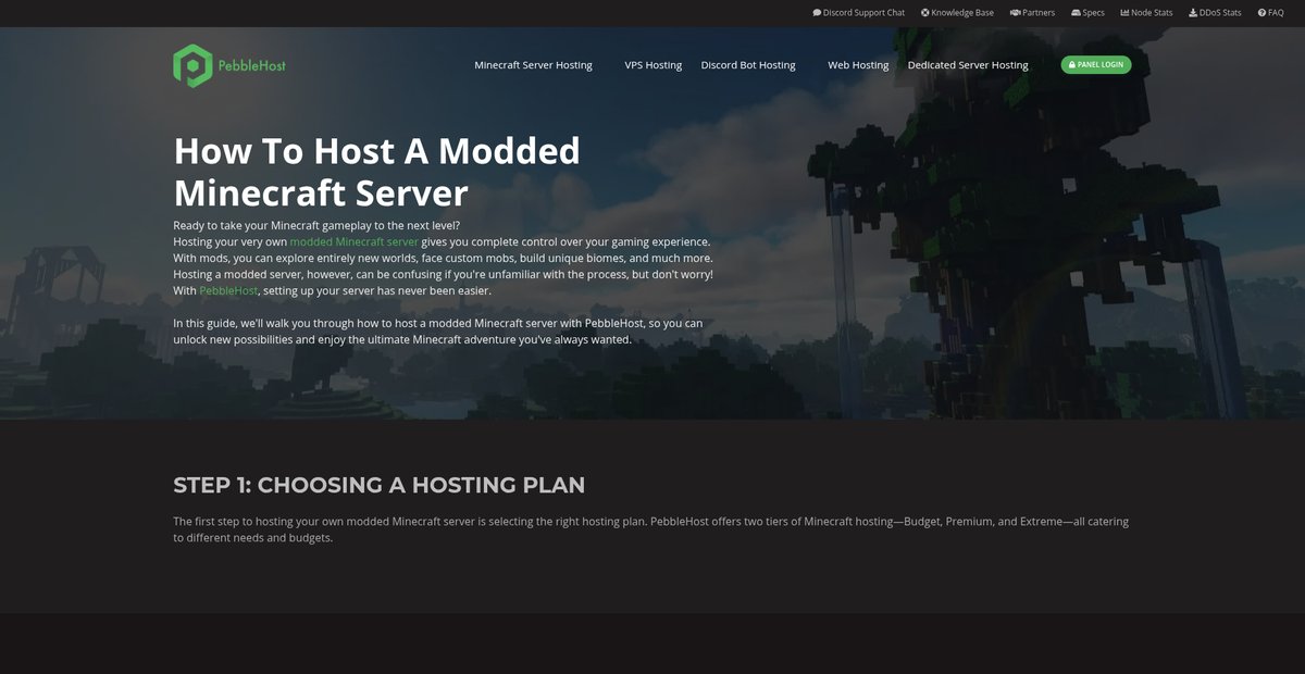 How To Host a Modded Minecraft Server Screenshot