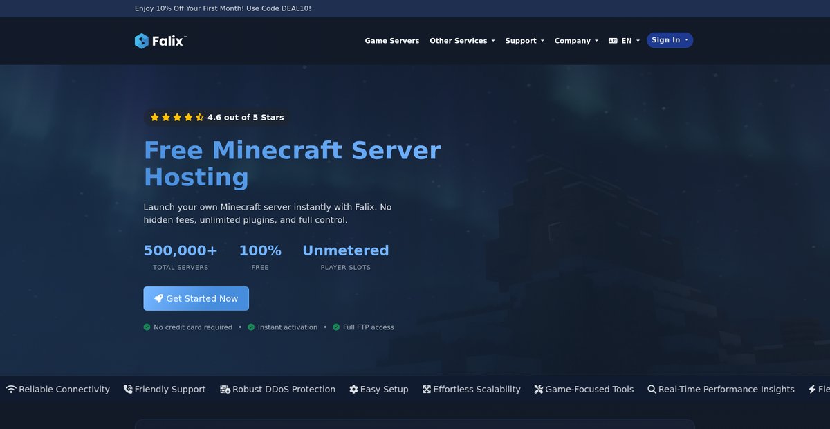 Minecraft Java Server Hosting Free - Best Providers & Reviews | Cheap ...
