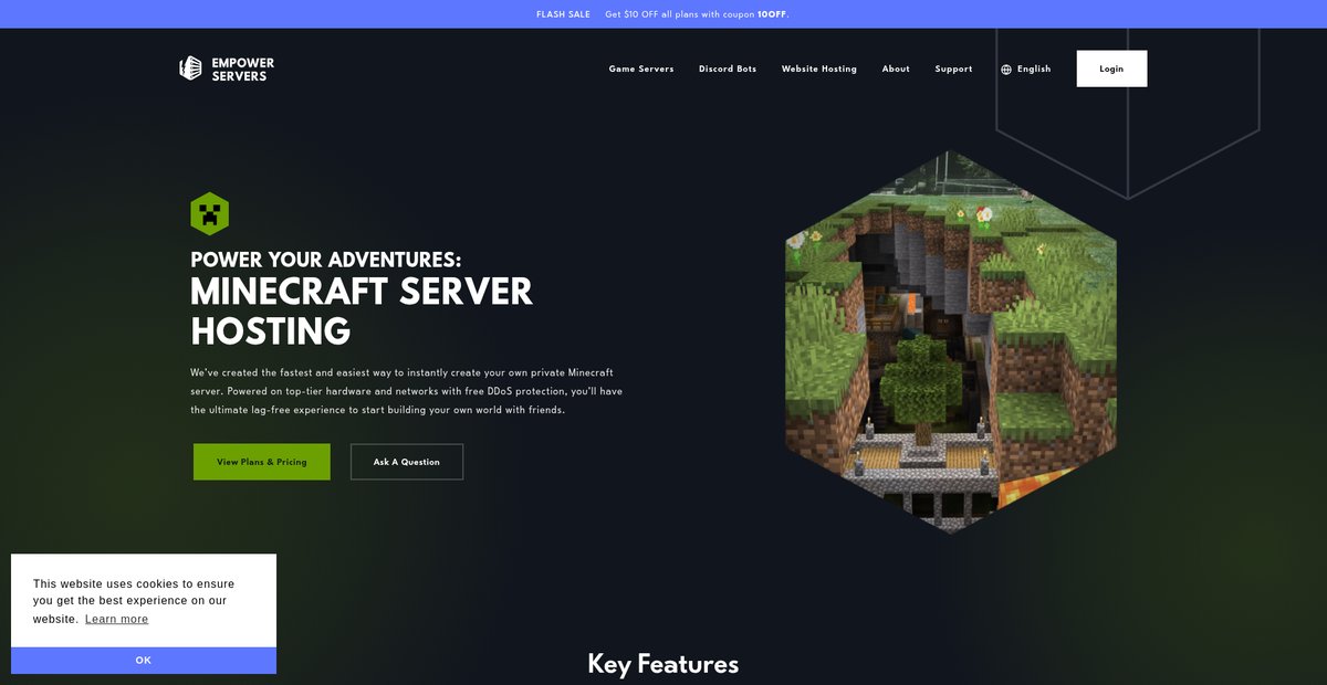 Premium Minecraft Server Hosting from $3.99/month Screenshot