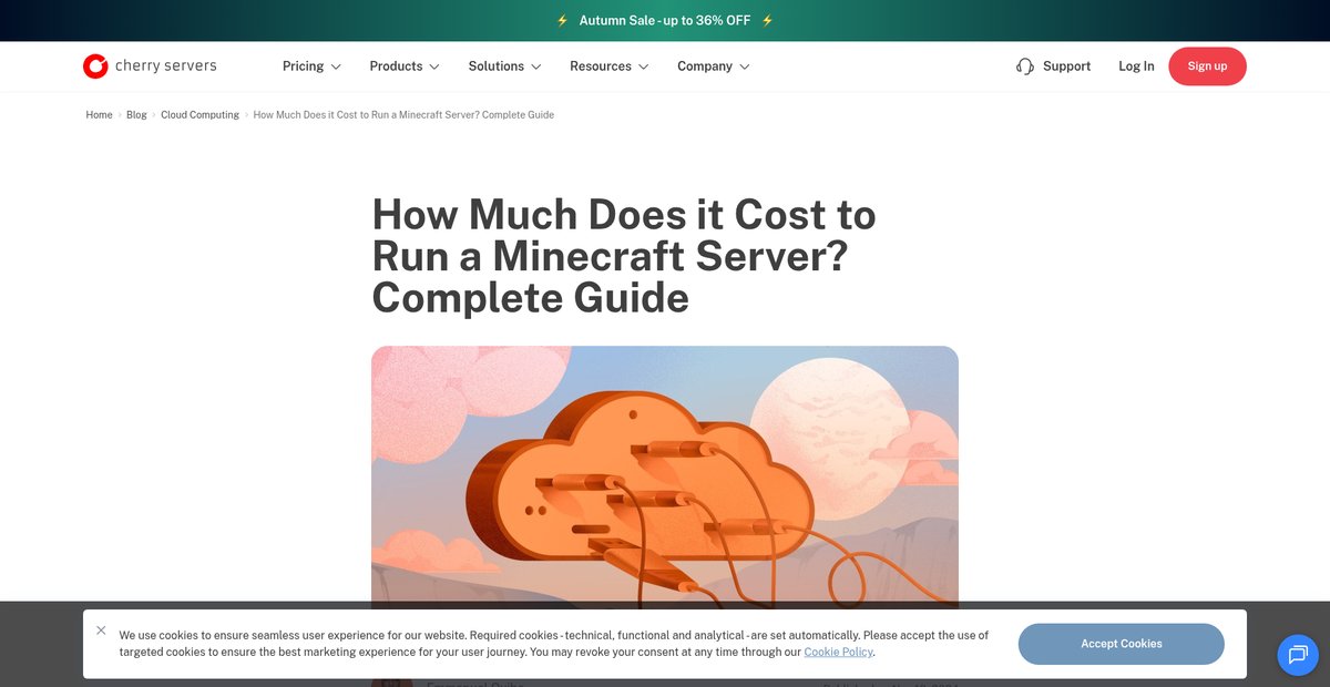 How Much Does it Cost to Run a Minecraft Server ... Screenshot