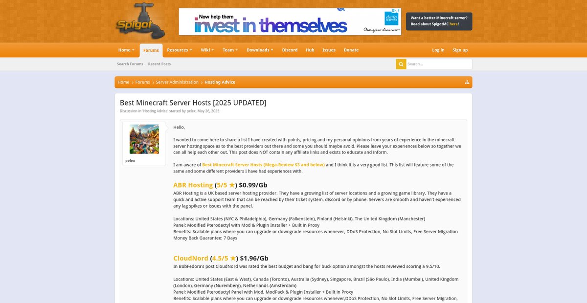 Best Minecraft Server Hosts [2025 UPDATED] Screenshot