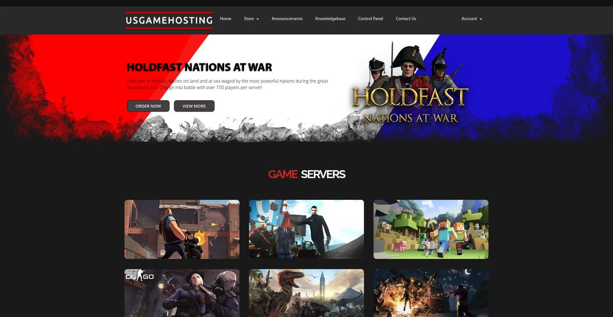 Blazing-Fast VPS & Game Hosting | LA Datacenter | ServerCrate Screenshot