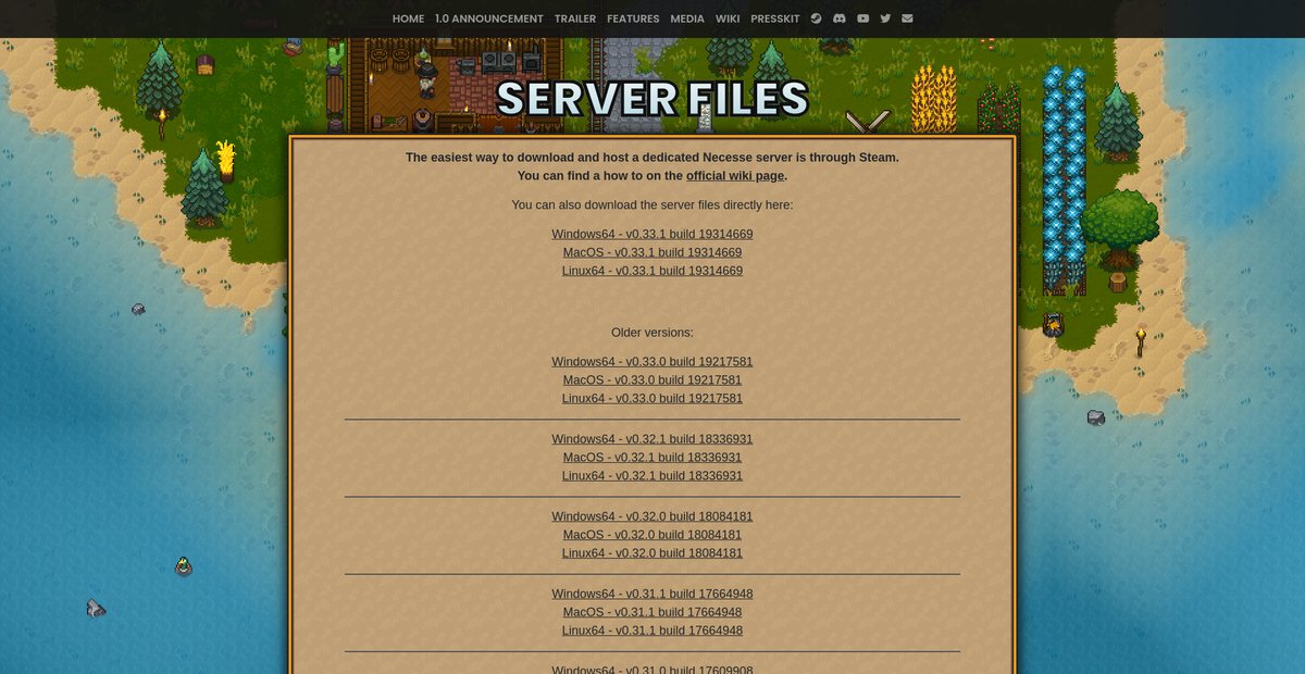 Server Files - Necesse Screenshot