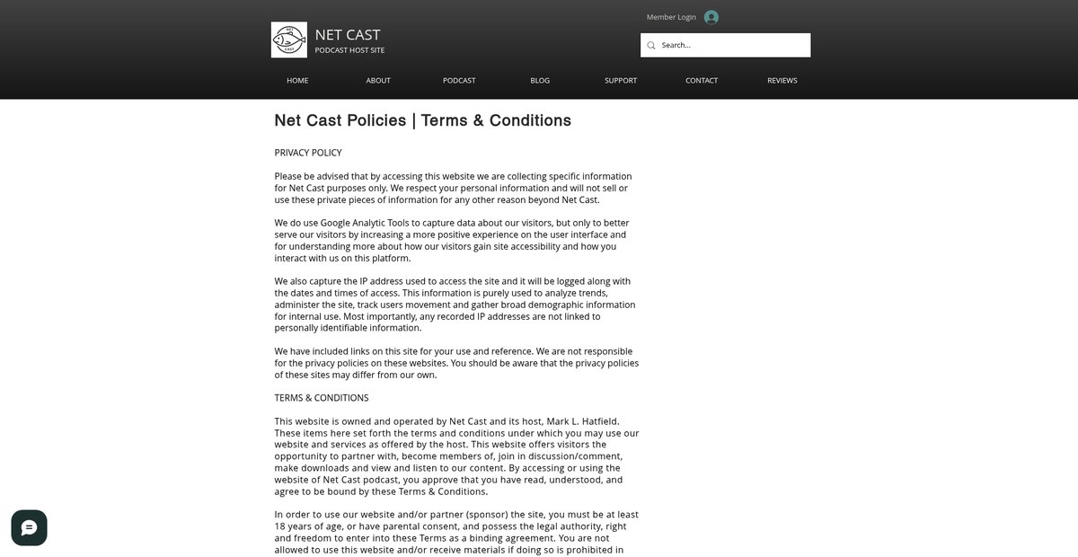 POLICIES | NET CAST PODCAST Screenshot