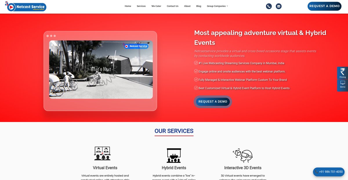 Netcast Service Screenshot