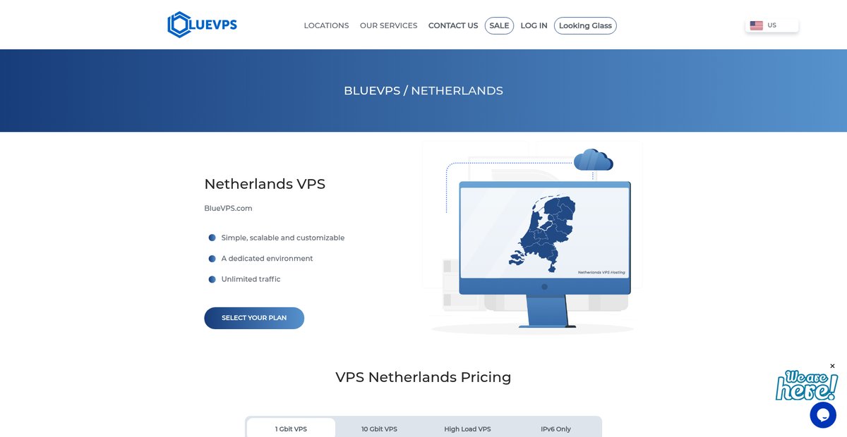VPS Netherlands Screenshot