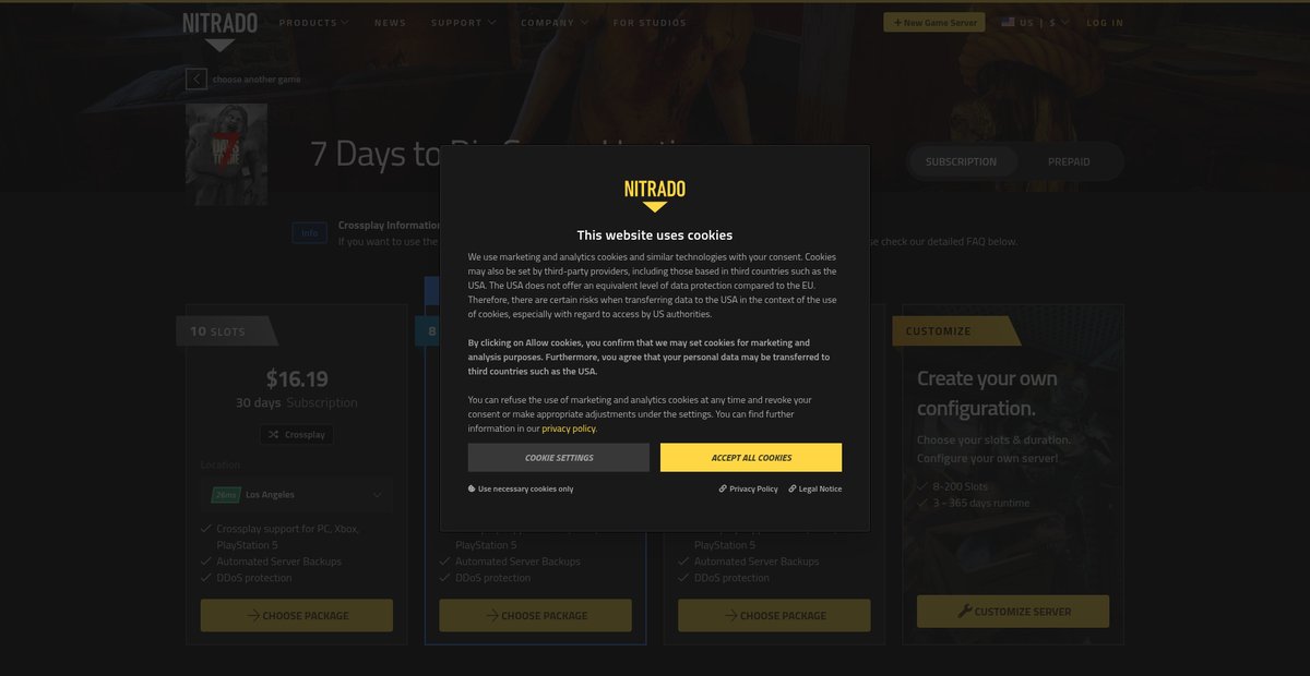 Nitrado Gameserver Screenshot
