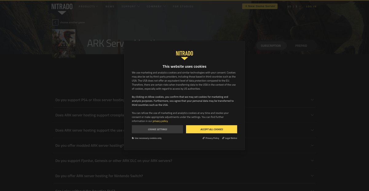 ARK Server Hosting - PC, Nintendo Switch, Xbox & PS4 Screenshot