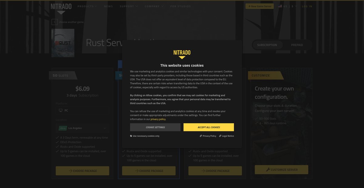 Nitrado Gameserver Screenshot
