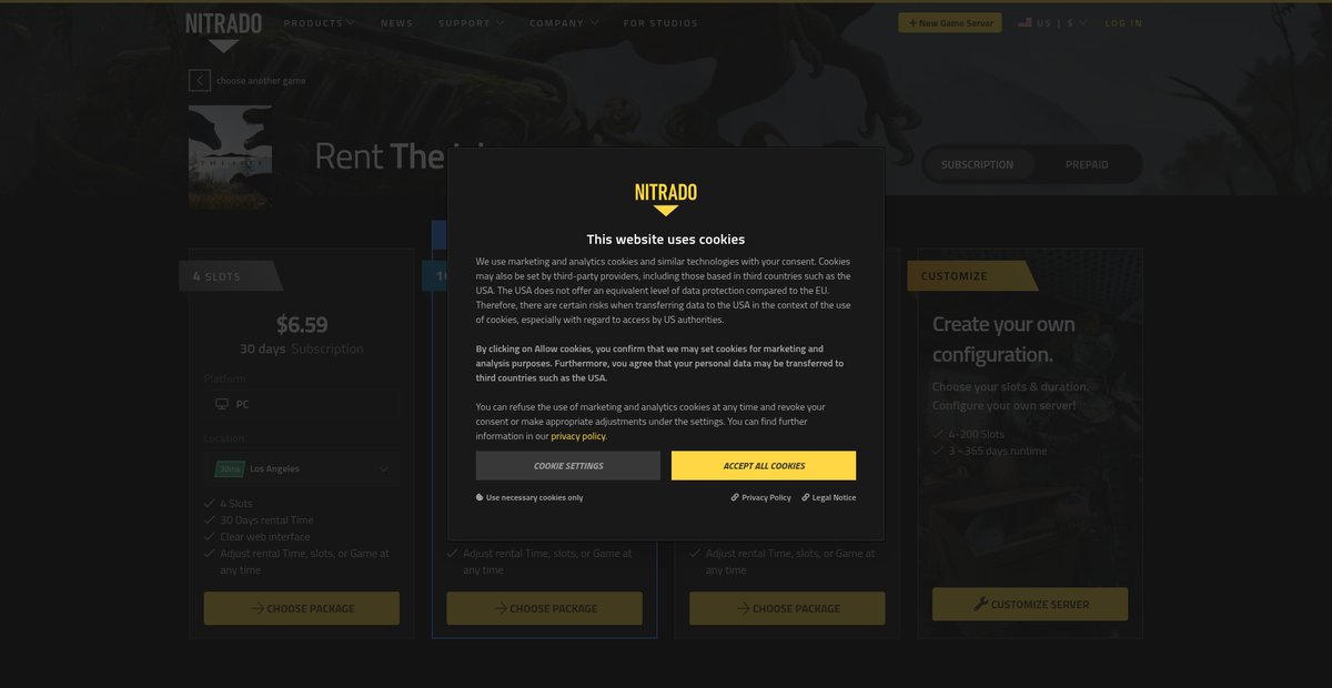 The Isle Server Hosting Screenshot