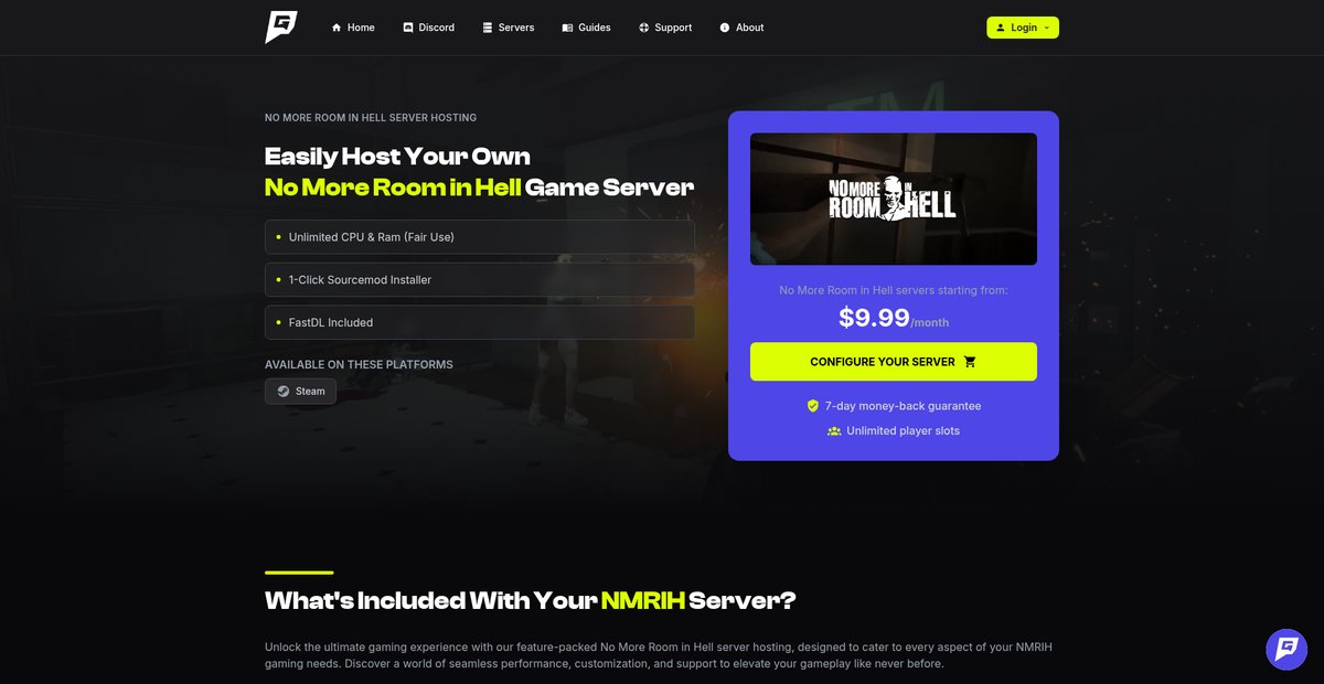 No More Room In Hell Server Hosting Screenshot