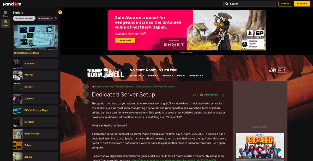 Dedicated Server Setup | No More Room in Hell Wiki - Fandom Screenshot