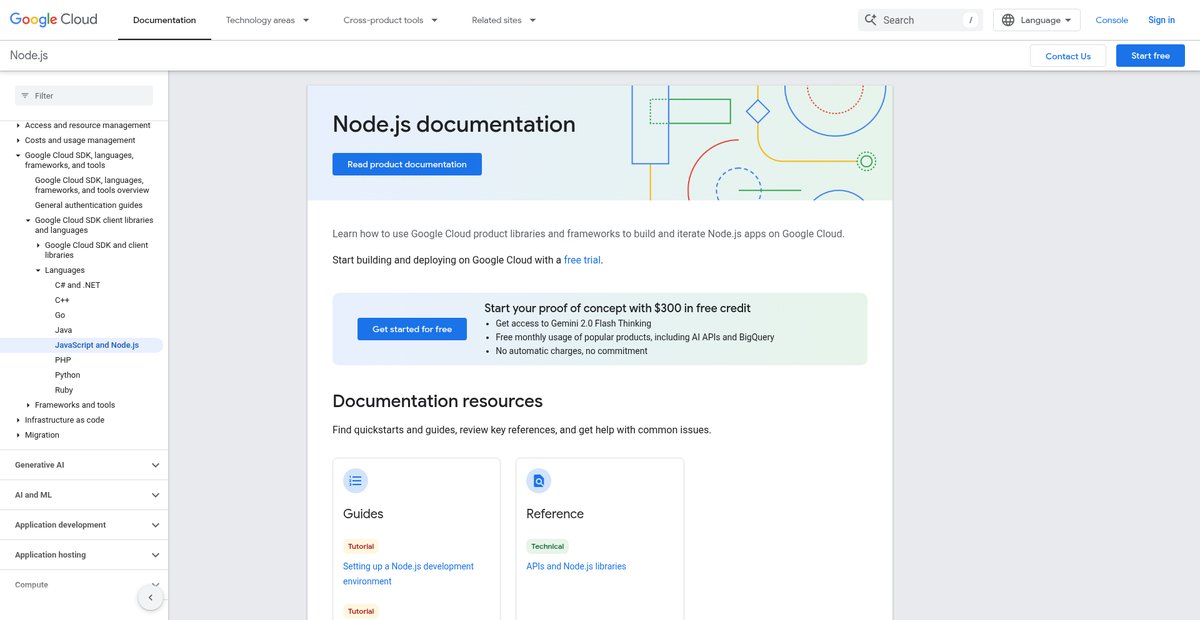 Node.js Screenshot