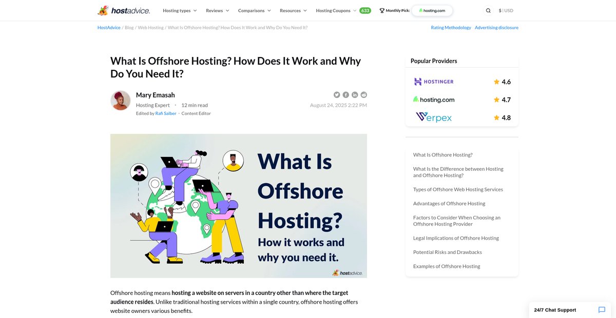 What Is Offshore Hosting and Why Is It Important? Screenshot