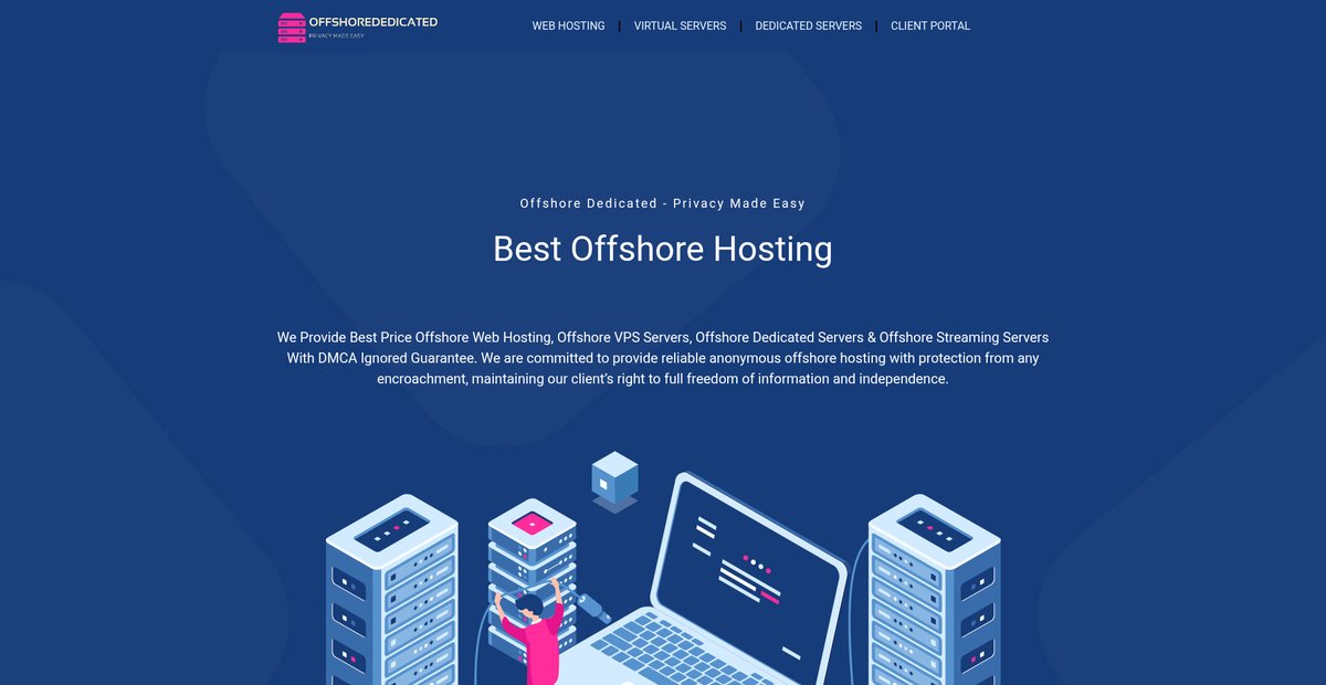 OffshoreDedicated | Offshore Dedicated Servers | Offshore ... Screenshot