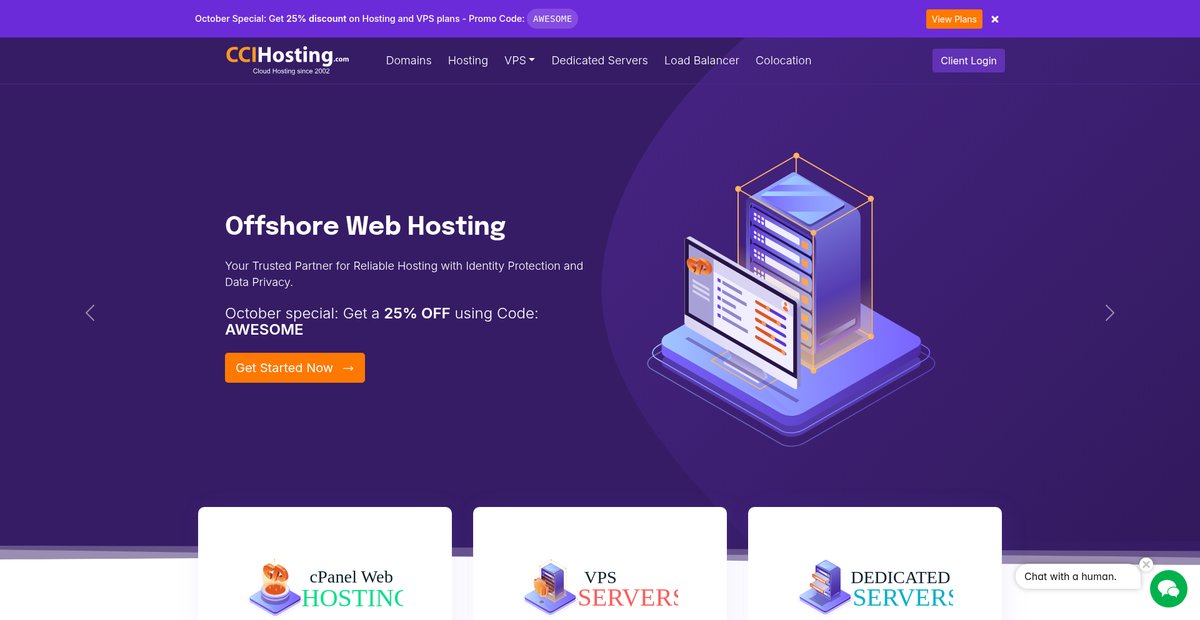 Reliable Offshore Hosting Provider based in Panama Screenshot