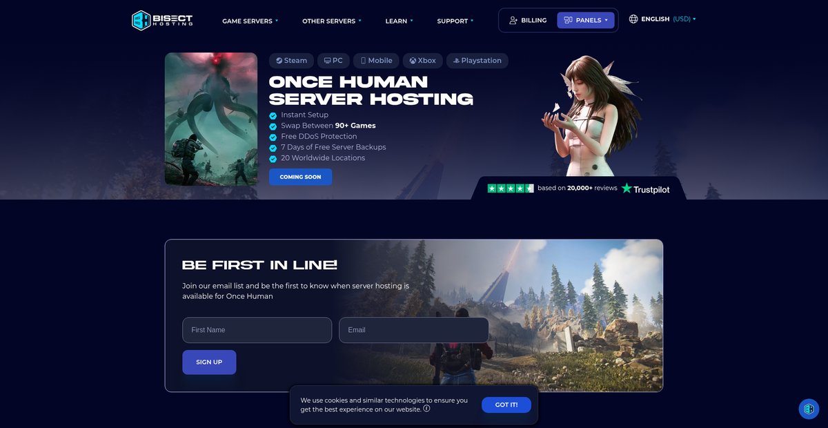 Once Human Server Hosting Screenshot