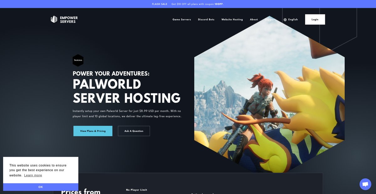 Palworld Dedicated & Private Server Hosting Screenshot
